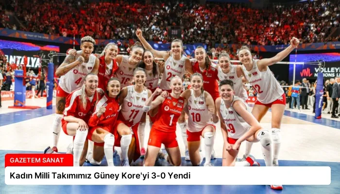 Kadın Milli Takımımız Güney Kore’yi 3-0 Yendi