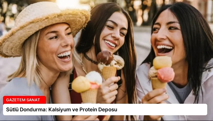Sütlü Dondurma: Kalsiyum ve Protein Deposu