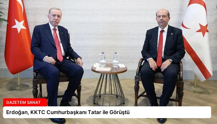 Erdoğan, KKTC Cumhurbaşkanı Tatar ile Görüştü