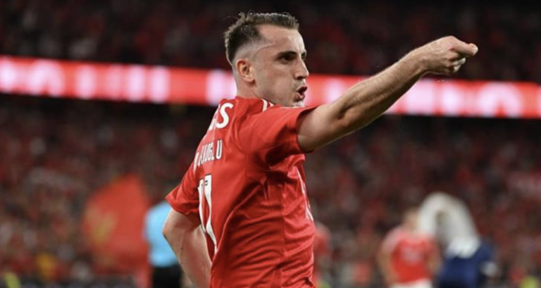 Kerem Aktürkoğlu, Benfica’daki ilk golünü attı