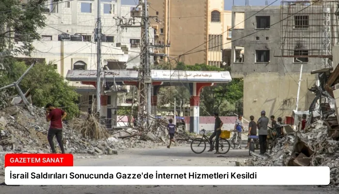İsrail Saldırıları Sonucunda Gazze’de İnternet Hizmetleri Kesildi