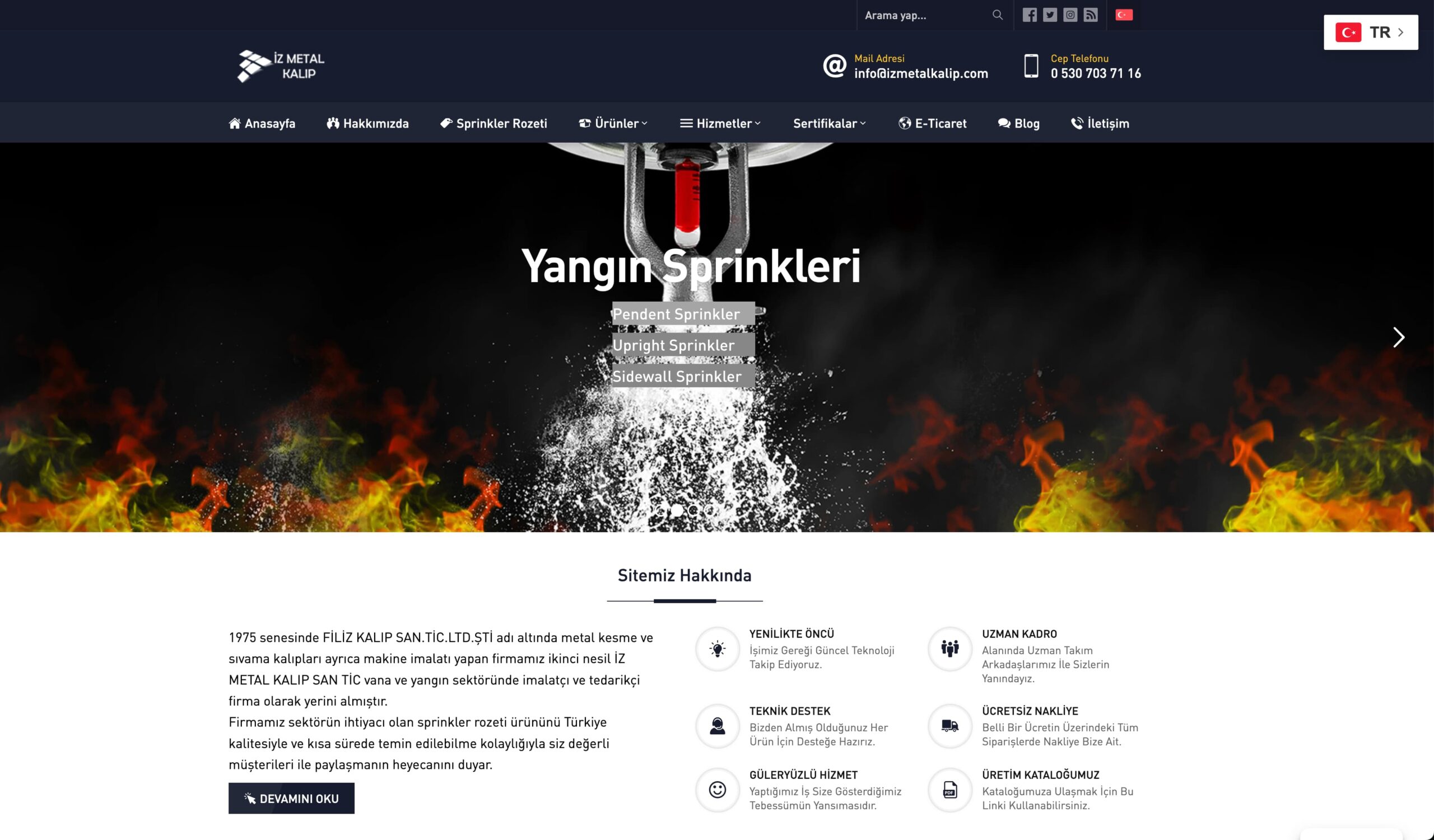 İz Metal Kalıp: Yangın Güvenlik Ekipmanlarında Kalite ve Güvenin Sembolü