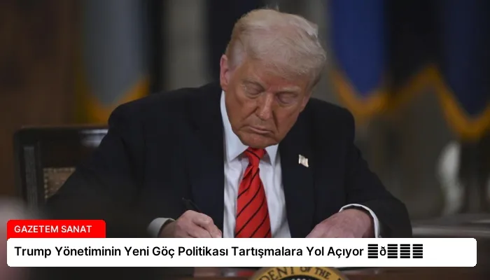 Trump Yönetiminin Yeni Göç Politikası Tartışmalara Yol Açıyor ⏬👇