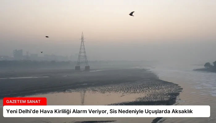Yeni Delhi’de Hava Kirliliği Alarm Veriyor, Sis Nedeniyle Uçuşlarda Aksaklık