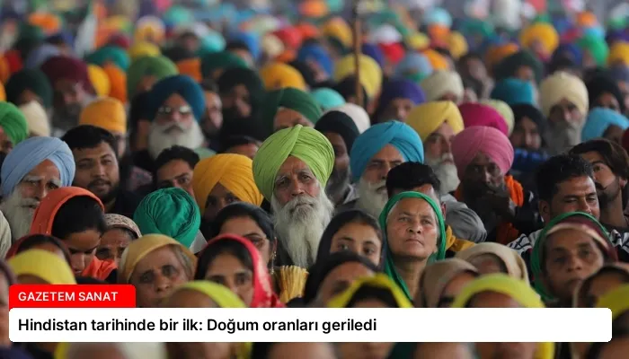 Hindistan tarihinde bir ilk: Doğum oranları geriledi